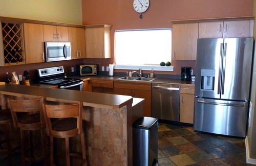 Big Sky Ski Chalet | Big Sky Home, Spacious and Clean, with Private Hot Tub, Fireplace and Garage