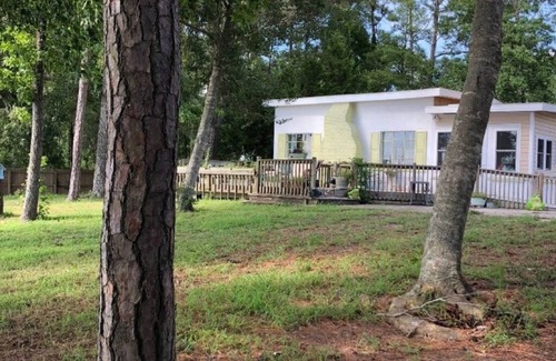 Jarvisburg Cottage | Birds eye view (waterfront cottage)