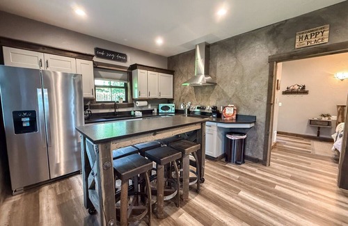 Whitefish House | Bison Ridge Cabin #5 | Pets Welcome | 4BR Getaway w/Hot Tub, Fire Pit & Grill | Sleeps 10!