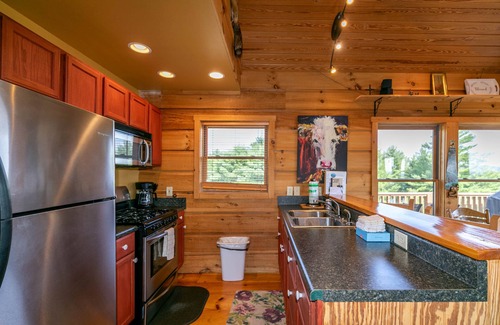 Fleetwood Cabin | Blessed Sunset Getaway- Hot Tub! Sunrises! Sunsets! Large Deck!