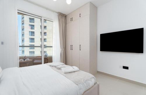 Dubai Production City Apartment | Blissful Studio at Lakeside Tower A