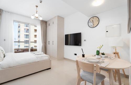 Dubai Production City Apartment | Blissful Studio at Lakeside Tower A
