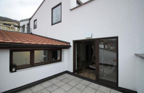 Prizren Apartment | Blue apartment over Prizren roofs