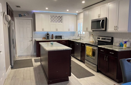 Port Canaveral House | Blue Beach House - Duplex Home, A Minute Walk to the Beach