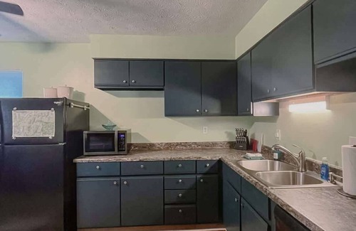 Logan Cottage | 'Blue Cottage' w/Game Room, Deck & Hot Tub