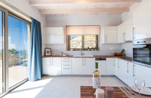 Zerviana Villa | Blue Jasmine I Twin villas, amazing seaview, ideal for 12-14 guests