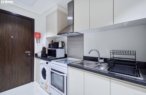 Dubai Apartment | bnbme | Damac Hills Carson Tower | STUDIO