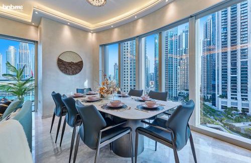 Downtown Dubai Apartment | bnbme - Luxury Downtown Dubai Apt Burj Khalifa Fountain Views Pool Gym Parking