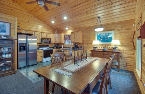 Afton Cabin | Boat Dock & Deck: Waterfront Cabin on Grand Lake