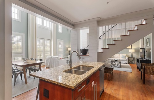 Rosemary Beach Condo | Book for Fall Getaways! South of 30A! Overlooks Town Square! Professionally Decorated!