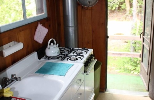 Saranac Lake Cabin | Book now for summer! Lakefront Adirondack cabin with deck, dock and great views