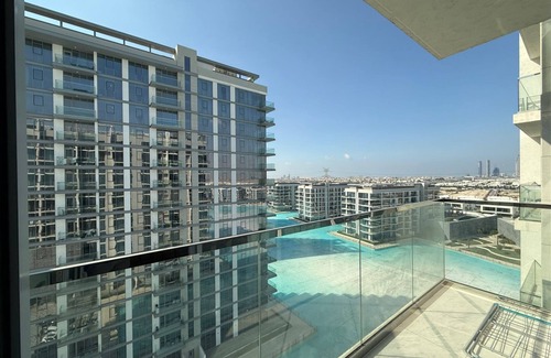 Bur Dubai Apartment | Bookable - 2.5-Bedroom in District One Residences, Crystal Lagoon Views