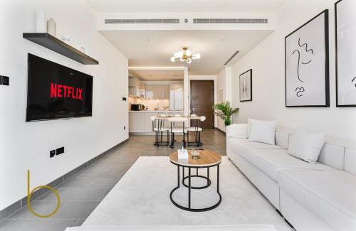 Nad Al Sheba Apartment | Bookable 2 Bed Crest Sobha Hartland with Balcony
