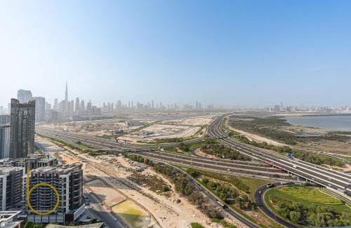 Nad Al Sheba Apartment | Bookable 2 Bed Crest Sobha Hartland with Balcony