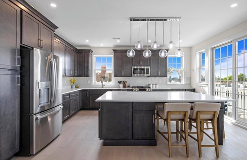 Mystic Island House | Brand New, Waterfront Beach Oasis with Heated Pool, Hot Tub, & Dock close to LBI