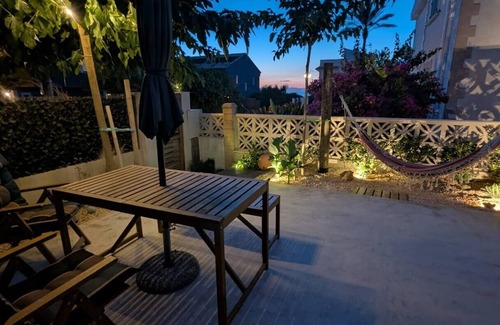 Colonia de Sant Pere Apartment | Brand new apartment 1min from the sea, terrace and garden