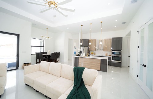 Diplomat House | Brand NEW Cape Coral Luxury Home with Pool, Game Room, Chefs Kitchen, Convenient