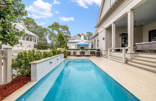 Santa Rosa Beach House | BRAND NEW CONSTRUCTION! WaterColor! LSV, Bikes, & Private Heated Saltwater Pool!