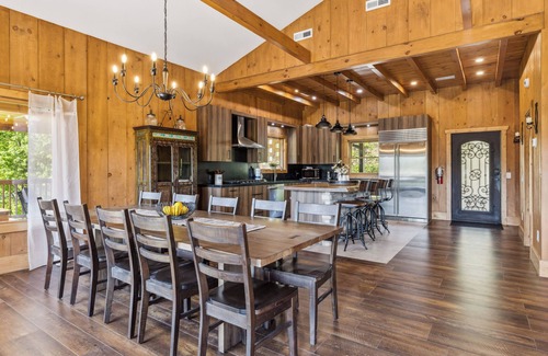 Chalet Village North Cabin | Brand New Luxury Mountain Escape Swimming Pool Air Hockey Shuffleboard Fireplace
