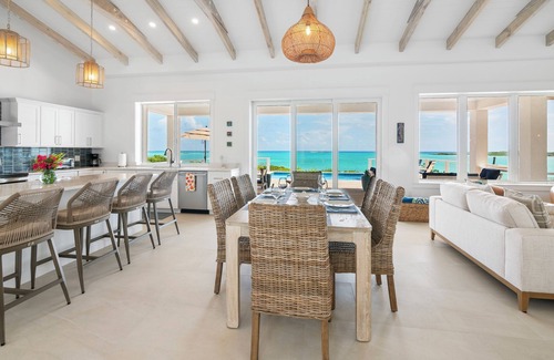 Great Exuma Villa | BRAND NEW - Panoramic Water Views, Pool & Pickleball Court, Prime Location!