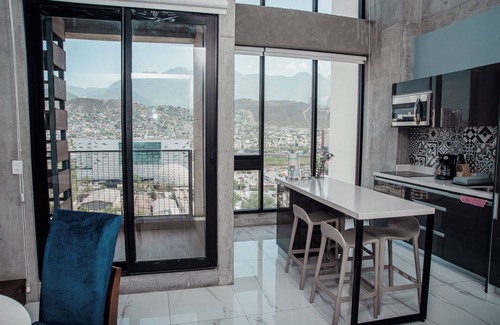 Monterrey Centro Apartment | Brand New Two Levels with Landmark Cerro La Silla Views