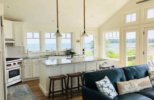 Mid-Coast and Islands House | Brand new year-round oceanfront home with beach.