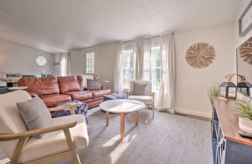 Lake Michigan Beach House | Breezy Coloma Getaway with Grill - 1 Mi to Beaches!