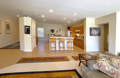 Desert Hot Springs House | Breezy Oasis on Desert LinksnMountain views, spacious layout, refreshing escape.