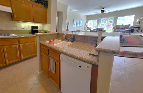 Desert Hot Springs House | Breezy Oasis on Desert LinksnMountain views, spacious layout, refreshing escape.