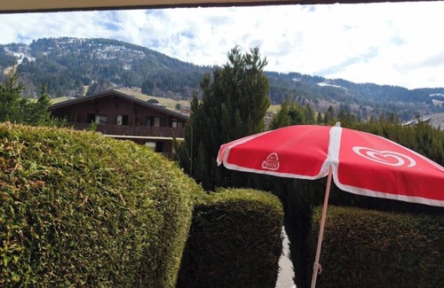 Praz-sur-Arly Apartment | Bright apartment with beautiful garden