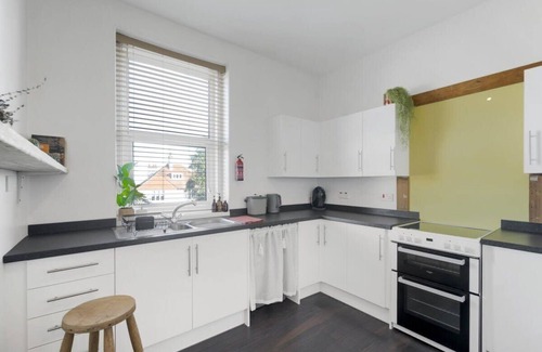 Minehead Apartment | Bright Apartment w/Parking & Distant Sea Views