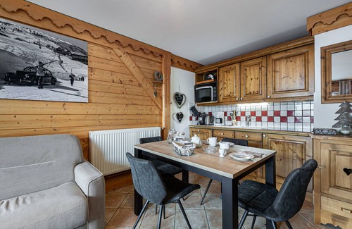 Meribel Village Apartment | Bright Apartment with Free Pool Access, Near Slopes & Shops