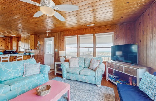 Holden Beach House | Bright, Beachfront Family Home w/Central AC, WiFi, Ping-Pong Table, W/D, Deck