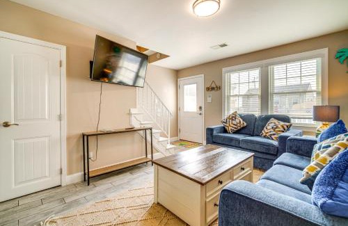 Brigantine House | Bright Brigantine Townhome Steps to Beach Access!