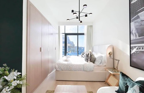 Nad Al Sheba Apartment | Bright Studio in Azizi Riviera Perfect City Escape