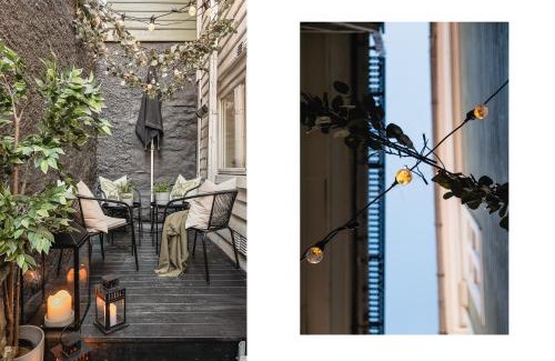 Bergen City Centre Apartment | Bryggen Hideaway I Lux Feeling & Private Patio