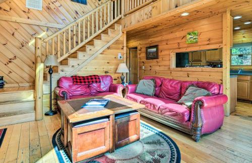 Bryson City House | Bryson City Cabin Rental with Views and Hot Tub