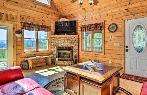 Bryson City House | Bryson City Cabin Rental with Views and Hot Tub