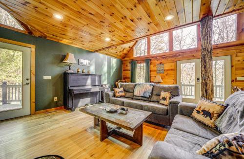 Bryson City House | Bryson City Cabin with Stunning Views and Hot Tub!