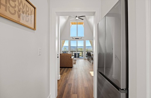Chattanooga Valley Cabin | Buffalo Bluff | Rustic A-frame Cabin | Bluff Mtn Views!