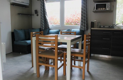 Les Mathes RV Rental | Bungalow 'Camping 4 À 8 Personnes' with Private Terrace and Air Conditioning