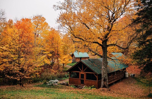 Brownville Ski Chalet | Bunk in a shared bunkhouse with shared bathroom