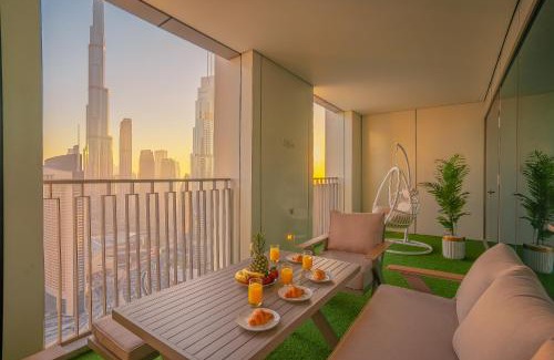 Za'abeel 2 Apartment | BURJ VIEW, DUBAI MALL WALK, BIG POOL Burj View