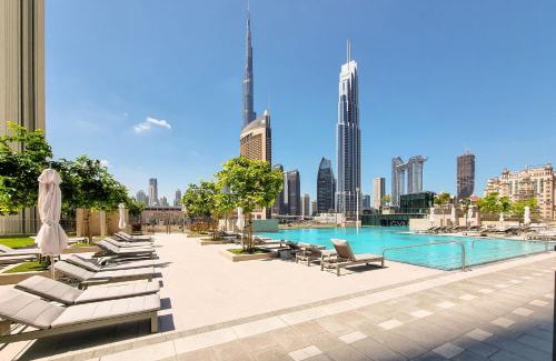 Za'abeel 2 Apartment | BURJ VIEW, DUBAI MALL WALK, BIG POOL Burj View