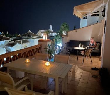 Chimenea Apartment | Burriana Beach, Pool, big terrace, superb Seaviews