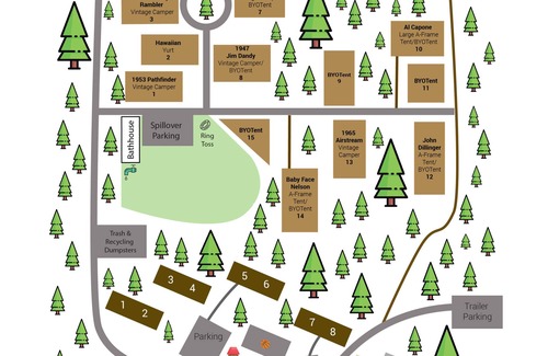Phelps Apartment | BYOTent Glamping Campsite #9, Premium Amenities Included!