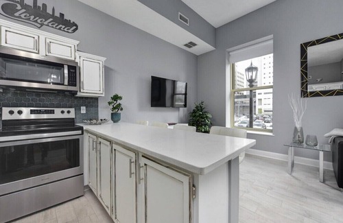 Downtown Cleveland Condo | C- Town Suite - Clean, Cozy, Snazzy