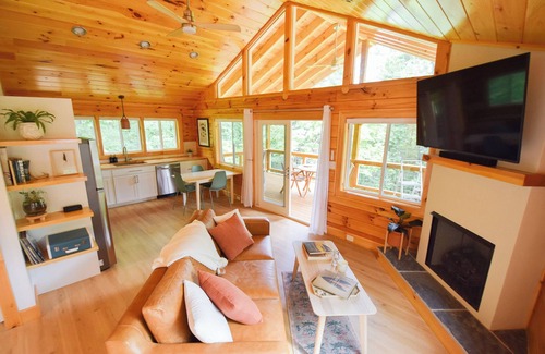 Asheville Cabin | Cabin, Hot Tub, Fire Pit, 4 miles to Downtown AVL
