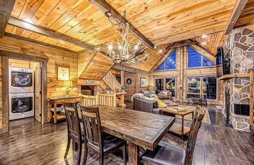 Moneta House | Cabin on the Cove - Luxe lakefront cabin on 5 acres with huge dock