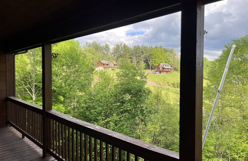 Vilas Cabin | Cabin on topof the mountain great views hot tub game room and more!